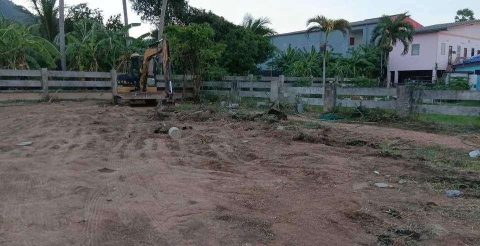 Site clearing: debris and rock removal, preparing land for construction