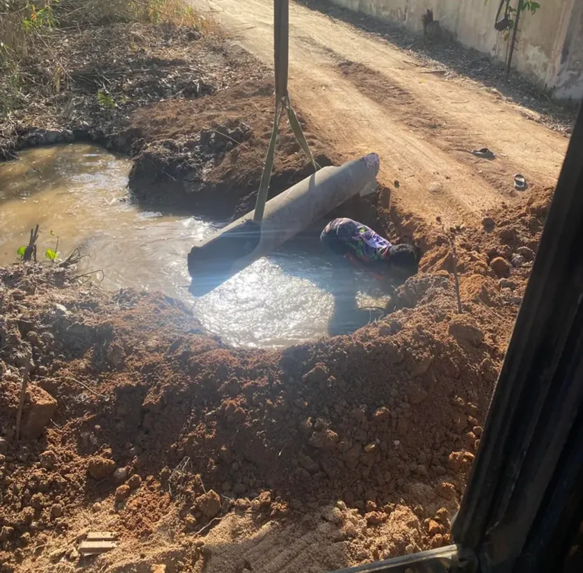 Drainage work